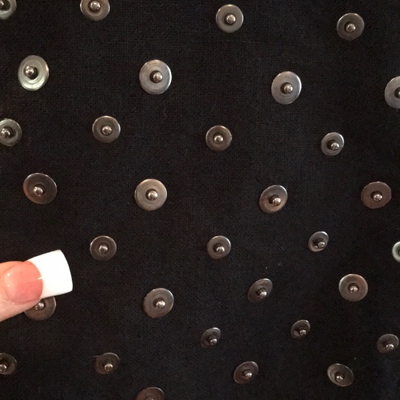 MODERN BUTTON VEST. Black. Size XS. - Picture 6 of 6